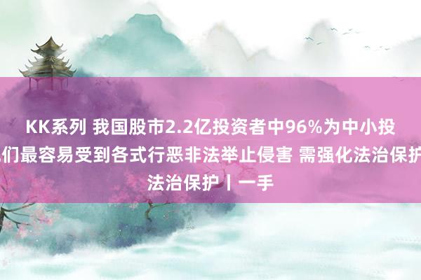 KK系列 我国股市2.2亿投资者中96%为中小投资者 他们最容易受到各式行恶非法举止侵害 需强化法治保护丨一手