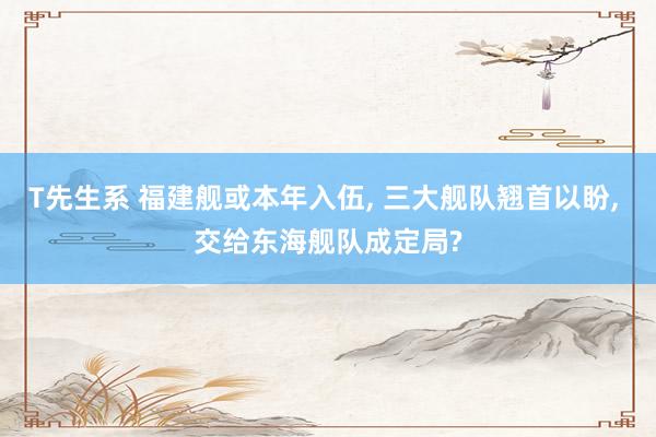 T先生系 福建舰或本年入伍， 三大舰队翘首以盼， 交给东海舰队成定局?